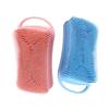 2Pcs Silicone Bath Brush with Hanging Hook Gentle Exfoliating Scrub for Sensitive Skin Durable Silicone Body Scrubber for Comfortable Bath Experience view 1