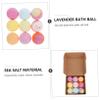 9pcs Spa Bathing Balls Aromatherapy Shower Salt Balls with Essential Oils for Relaxation Moisturizing Exfoliating Bath Kit Colors for Family Friends Random Color view 3