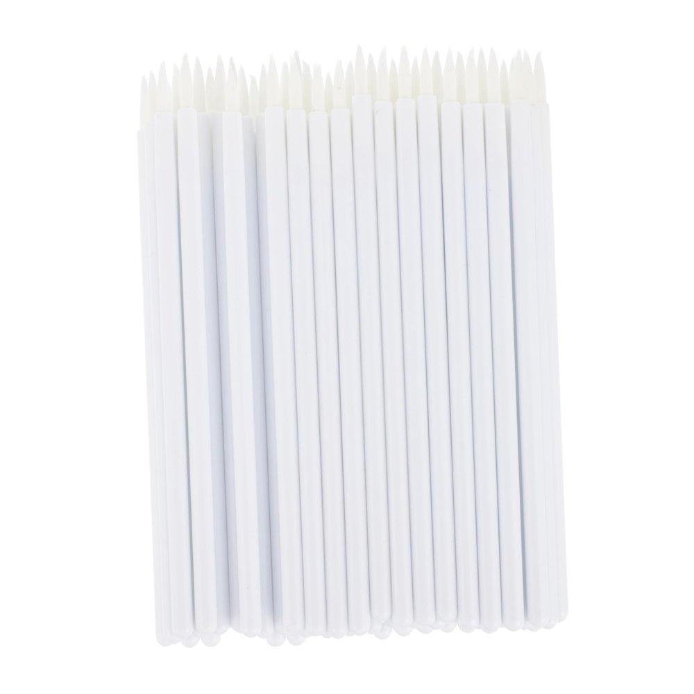 100Pcs Disposable Eyeliner Applicator Brushes Fine Tip Cosmetic Tools for Makeup Artists Personal Use for Liquid Eyeliner Lip Liner Eye Makeup Solvent