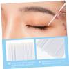 100Pcs Disposable Eyeliner Applicator Brushes Fine Tip Cosmetic Tools for Makeup Artists Personal Use for Liquid Eyeliner Lip Liner Eye Makeup Solvent view 3