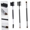 3Pcs Dual Head Eyebrow and Eyelash Comb Makeup Tool Multifunctional Beauty Brush for Precise Shaping and Styling Durable Design for Effortless Application and Easy Cleaning view 3