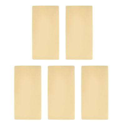 Tattoos Practice Skin, 5Pcs 3mm Thickness Soft Silicone Double Sides Fake Skin Tattoosing Microblading Eyebrow Lip Practice Sheet for Beginners