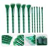 10Pcs Makeup Brush Kit Cosmetic Brushes for Foundation Eye Shadows and More Teen Easy to Clean and Portable view 4