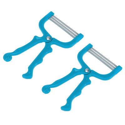 1Set Facial Hair Remover Manual Epilators for Quick Hair Removal Premium for Chin Cheeks Neck and Upper Lip Smooth Skin