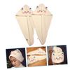 2Pcs Cartoon Hair Drying Turban Towel for Women Super Absorbent Microfiber Head Wraps for Wet Hair Closure Lightweight Portable for Salon Travel Spa view 3