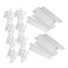 100pcs Makeup Brush Net - Universal Cosmetic Makeup Brush Pen Covers Reusable Expandable Mesh Cover for During Travel and Storage view 1