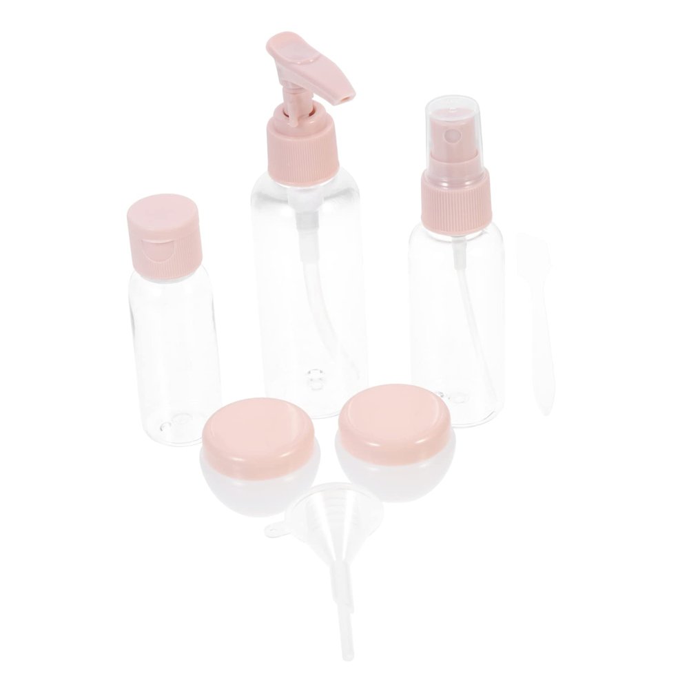 1Set Travel Cosmetic Bottle Transparent Lotion Containers Portable Travel Bottles for Toiletries for Business Trips and Outdoor
