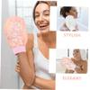 2pcs Korean Exfoliating Gloves Turkish Bath Mitts for Deep Cleansing Dead Skin Removal Scrub Cloth for Travel Daily Skincare Routine view 3