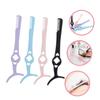 4Pcs Eyelash Tweezers Professional Lash Clamp with Comb Durable and Vibrant Colors for Easy Curling and Makeup Application view 2