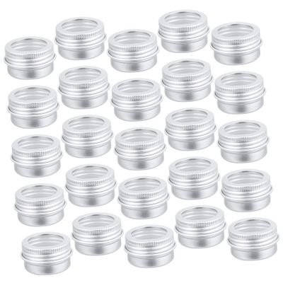 15Pcs Jars with Clear Screw Lid Lightweight Travel Containers for Ointments Lip Balms and Beauty for Camping Trips and Storage