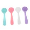 4pcs Silicone Face Brush Manual Silicone Facial Cleansing Brush with Long Handle Face Scrubber for Women and Men Deep Cleaning Blackhead Removal view 1