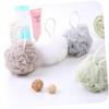 4Pcs Thick Hanging Bath Balls for Adults and Soft Mesh Shower Balls Blue Gray Light Green Khaki White for Comfortable Bathing Experience view 2