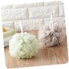 4Pcs Thick Hanging Bath Balls for Adults and Soft Mesh Shower Balls Blue Gray Light Green Khaki White for Comfortable Bathing Experience view 3