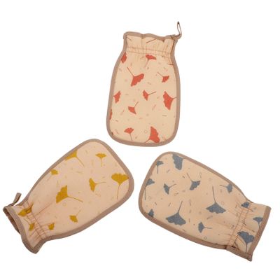 3Pcs Comfortable Bathing Gloves Dual Sided Exfoliating Shower Towels for Body Cleaning Rich Foaming Massage Experience Unisex Design for All Skin Types