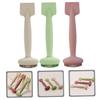 BATHVEVE 3Pcs Silicone Face Scrubber Applicators Dual-Head Exfoliating Mask Brush Set for Women Portable Beauty Tool for Face Masks and Creams view 4