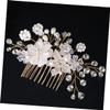 6Pcs Wedding Hair Combs Pearl Flower Bridal Hair Accessories for Stunning Hairstyles Durable Design for Weddings and Special Occasions view 4