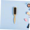 2Pcs Boar Bristle Beard Brush with Ergonomic Wooden Handle Comb for Gentle Grooming and Hair Styling for Home Travel Use view 4
