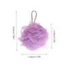 4Pcs Bath Loofah Balls Soft Exfoliating Shower Scrubber for Men Women Family Creates Rich for Gentle Cleansing Cleaning Balls Grey view 2