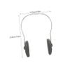 2pcs Waterproof Ear Covers with Lanyard, Rubber Hair Dyeing Protectors view 2