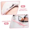 4Pcs Lash Applicator Tool Eyelash Tweezers with Comb Professional Eyelash Extension Tools for Curling and Styling view 4