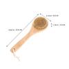 2Pcs Dry Brush Gentle Exfoliating Body Scrubber with Soft Boar Bristles for Bath Shower Ergonomic Design for Improved Skin Skin Types view 2