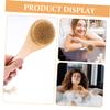 2Pcs Dry Brush Gentle Exfoliating Body Scrubber with Soft Boar Bristles for Bath Shower Ergonomic Design for Improved Skin Skin Types view 3