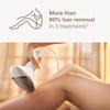 Philips Lumea 8000 Series IPL Hair Removal Device, Permanent Laser Hair Reduction for Women & Men, Easy and Comfortable Use at Home, SenseIQ, 3 Attachments for Body, Face, Intimate, BRI937/03 view 3