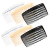 36Pcs Multi Teeth French Hair Side Combs for Women DIY Hair Accessories Secure Grip Transparent for Crafting Unique Styles view 1