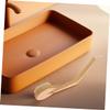 2Pcs Long Handled Shower Brush for Body Exfoliating and Back Cleaning for Elderly and Disabled Comfortable Massage Experience Safe Materials Khaki view 4