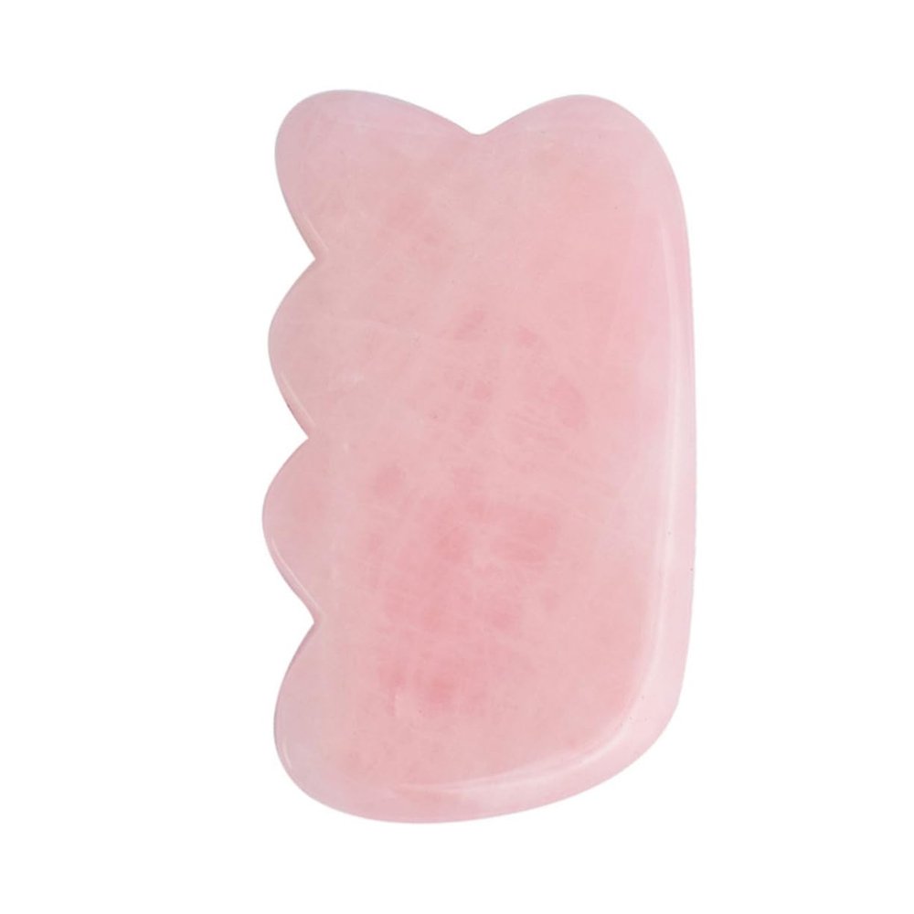 1Pc Wave Shape Gua Board Natural Facial Massage Tool for Lifting and Sculpting Smooth Edges for Safe Use for Women Skincare Routine