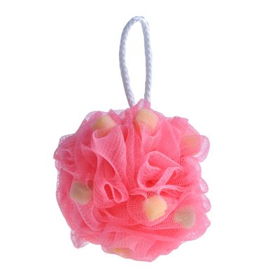 1Pack Colorful Bath Ball Soft Mesh Shower Sponges for Exfoliating and Cleaning Random Colors Bathroom Accessories for Relaxing Bath Experience