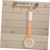1Pc Long Handle Shower Brush Soft Bristles Back Scrubber for Gentle Cleaning for Body Exfoliation Skin Health for Elderly Use view 2