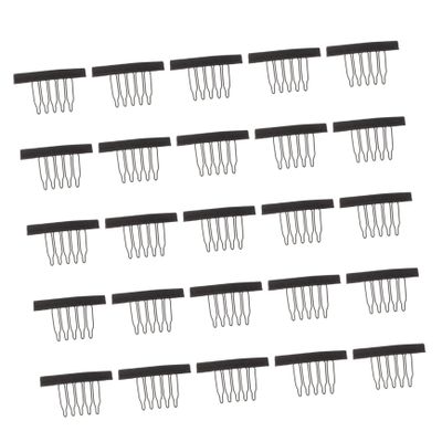 25Pcs Wig Combs Accessories Spring Clips for Wig Fixing Hair Extensions Durable Easy to Use for Various Wigs Hats Essential Tool for DIY Hair Styling