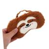 Animal Sleep Mask: Cute Sloth Plush Sleeping Mask Soft Fluffy Blindfold Eye Cover for Kids Girls Boys Travel Nap Night Relaxation view 4
