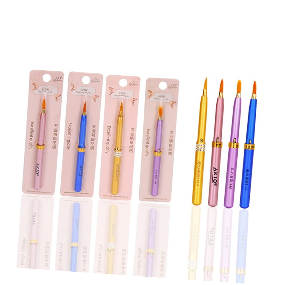 SKISUNO 3pcs Lip Liner Brush Set Multi-Function Makeup Tool for Women High for Smooth Application for Lip Makeup and Cosmetic Use Random Color