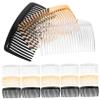36Pcs French Side Hair Combs Multi Tooth Styling Combs for Women DIY Hair Accessories for Updos Bridal Veils and Creative Projects Transparent view 1