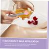 4Pcs Professional Multi Function Wax Applicators Hair Removal Accessory Portable Wax Spatulas for Body and Lotion Application for Hair Removal view 4
