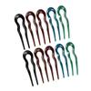 10Pcs U Shape Hair Forks for Women and Teen Durable French Hairpins Light for Stylish Hair Buns and Updos view 1