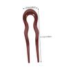 10Pcs U Shape Hair Forks for Women and Teen Durable French Hairpins Light for Stylish Hair Buns and Updos view 2