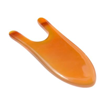 1Pc Ox Horn for Face Eye Socket Ergonomic Relief Tool for Nourishes Skin Enhances Circulation Suitable for Professional Use Random Color