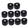 CALLARON Disposable Black Neck Paper Strips for Barbers 10pcs Stretchy Neck Bands for Hairdressing Salon Use and Hair Cutting Protection view 1