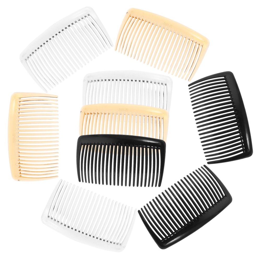 36Pcs Hair Combs for Women Multi Tooth DIY Slide Combs Crafting Decorative Headpieces and Transparent for Creative Hair Accessories