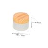 12Pcs Convenient Travel Containers with Grain Lid Multi Function Sample Jars for Lotion and Essential Oils Leak Design for Easy Storage view 2