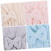4Pcs Quick Dry Hair Towel Wraps for Women Super Absorbent Microfiber Hair Drying Towels for Bathing Gym and Travel Soft Fleece Multi Color view 3