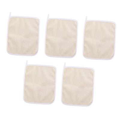 5Pcs Exfoliating Bath Cloths Wash Towels Quick Drying Scrub Cloths for Healthy Skin for Shower and Travel Use