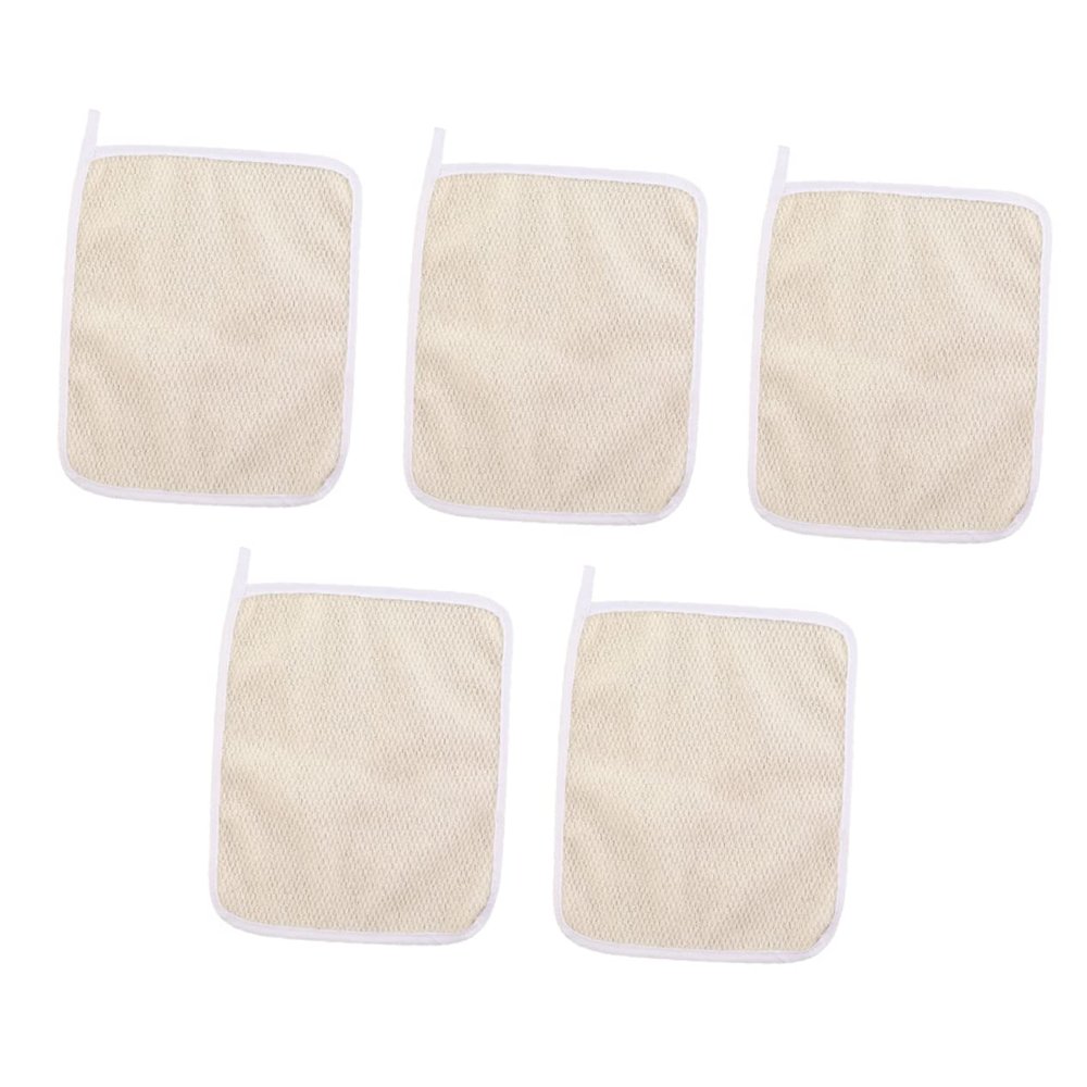 5Pcs Exfoliating Bath Cloths Wash Towels Quick Drying Scrub Cloths for Healthy Skin for Shower and Travel Use