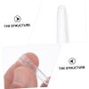 200Pcs Tweezers Tip Silicone Covers Non-Slip Protector Sleeve view 3