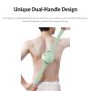Electric Body Brush Back Scrubber for Shower, Silicone Body Spin Scrubber Shower Brush Cleaner with Long Handle, Rechargeable Bath Brush with 4 Heads for Men and Women, Waterproof Long Dual Power view 2