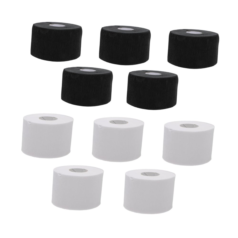 PartyKindom Barber Neck Paper 10 Rolls Disposable Neck Strips for Hair Styling for Salons for Professional Hairdressers and Barbers