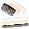 36Pcs Multi Tooth French Side Hair Combs for DIY Hair Accessories Includes and Transparent Combs for Womens Styling and Creative view 1